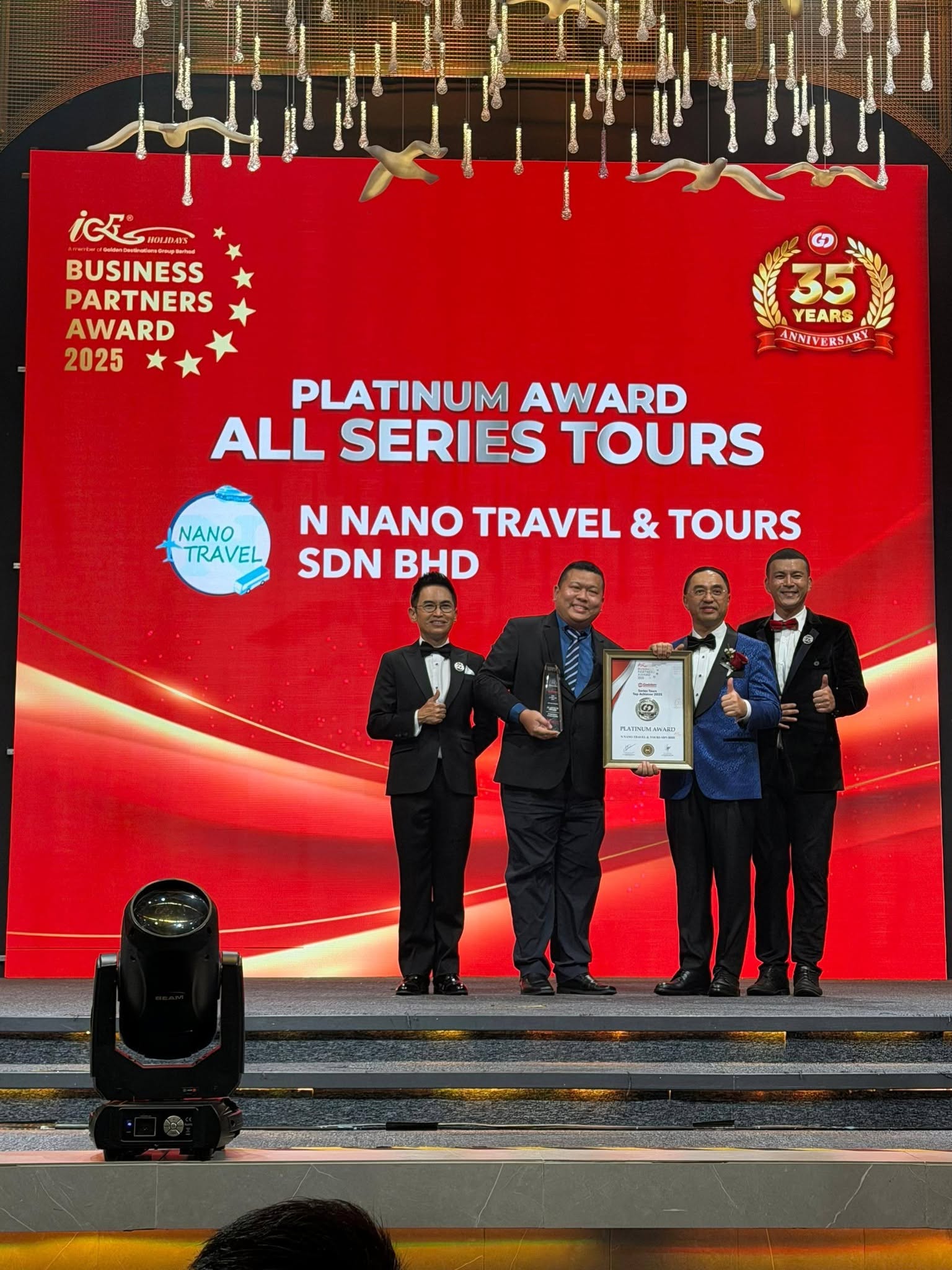 纳米旅游 荣获销售奖项